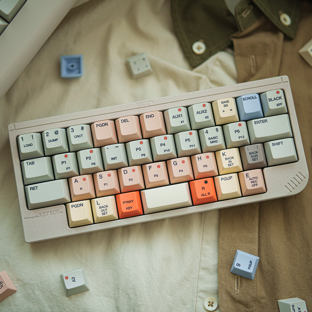 Retro Gaming Laptop - Колпачки для клавиш FBB S9000, ретро-стиль