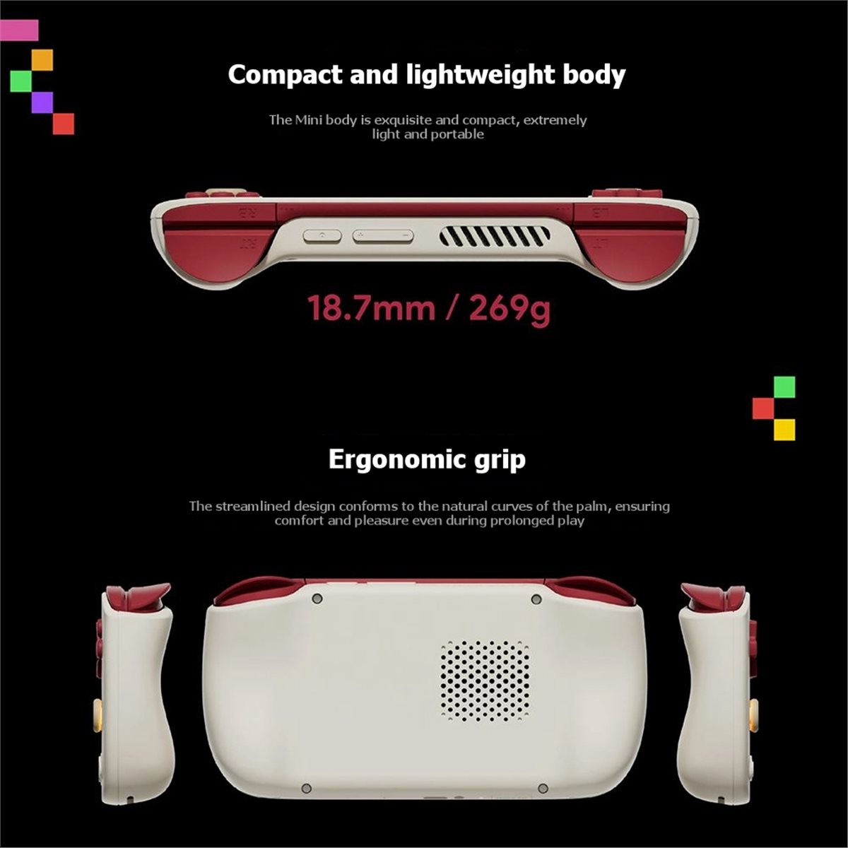 Retro Gaming Console Handheld - ■ ★ Новинка: Модная портативная игровая