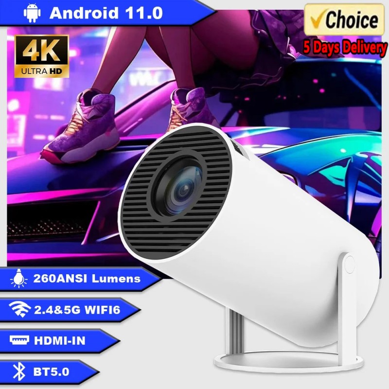 Retro Gaming And Projector - Мини-HY300 Smart Android-проектор Портативный беспроводной карманный