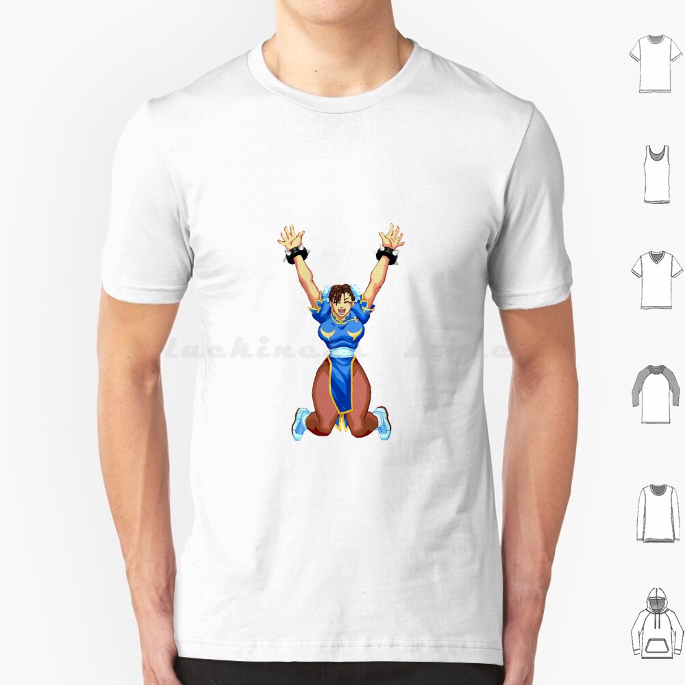 Retro Gaming Kent - Футболка Chun-Li большого размера из 100%