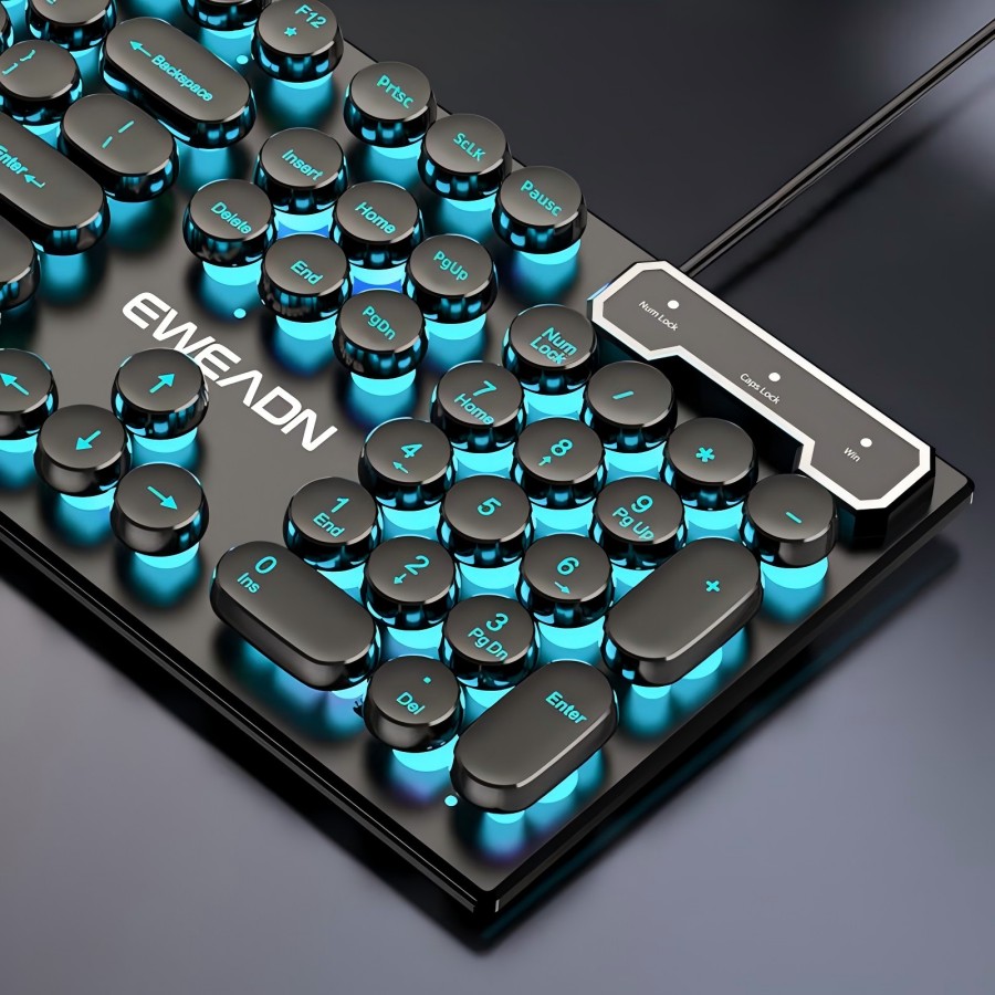 Retro Gaming Usb - Игровая клавиатура для пишущей машинки EWEADN,