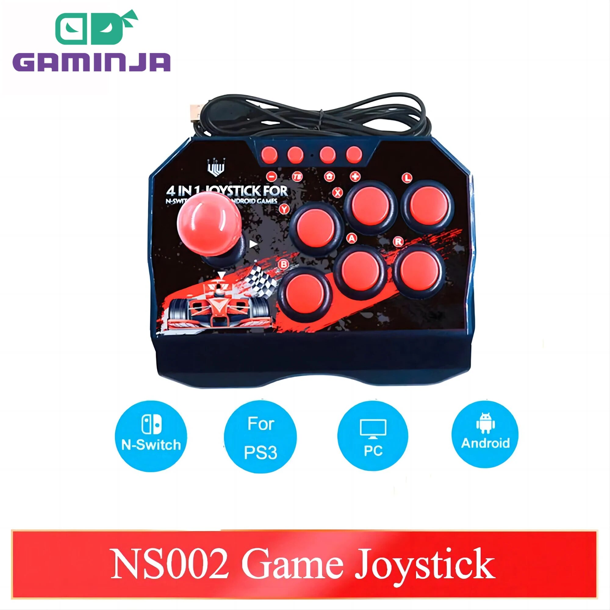 Retro Gaming On - GAMINJA NS002 4 в 1 Ретро
