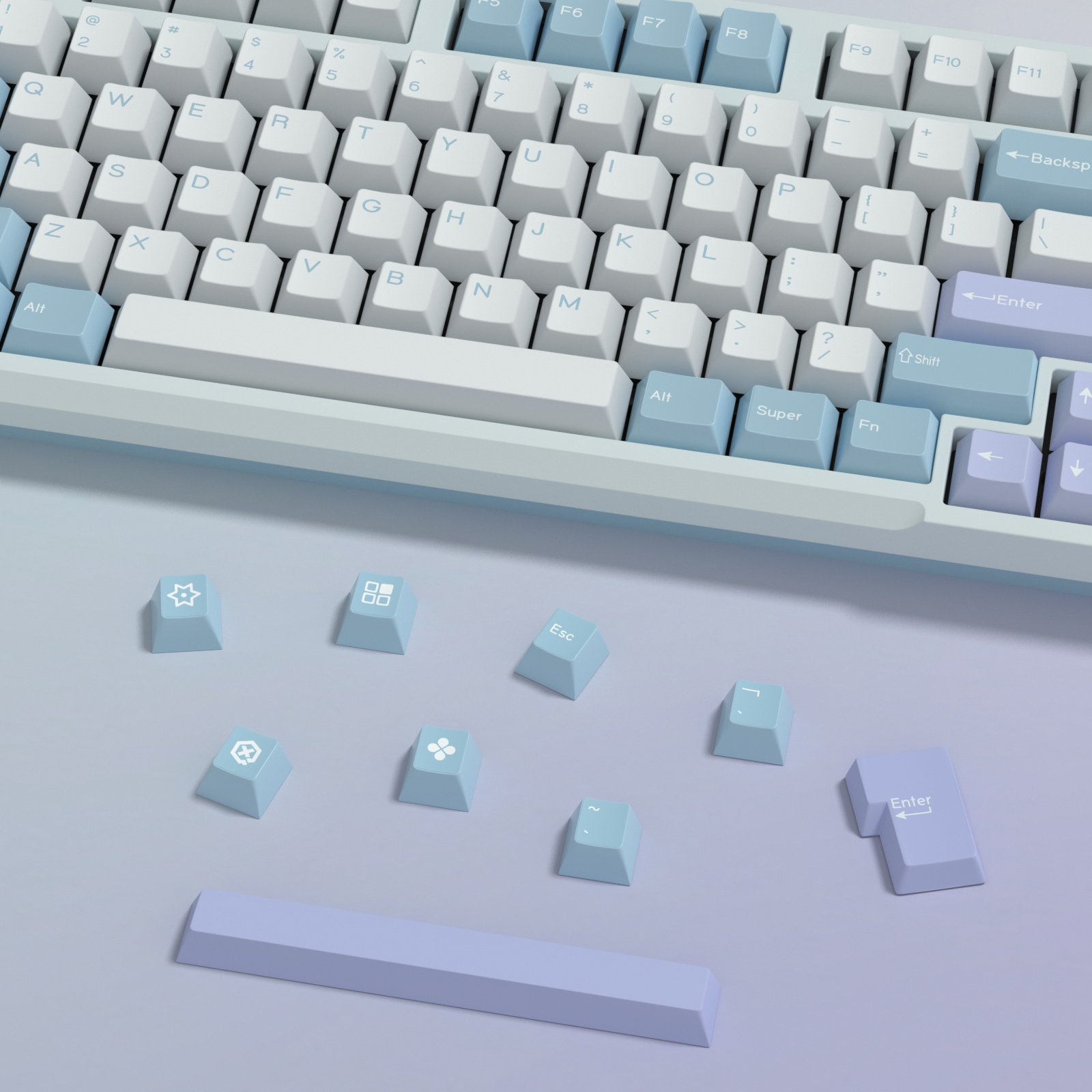 KBDiy GMK Illusion Keycap Cher – обзор и цена Retro Gaming Usb