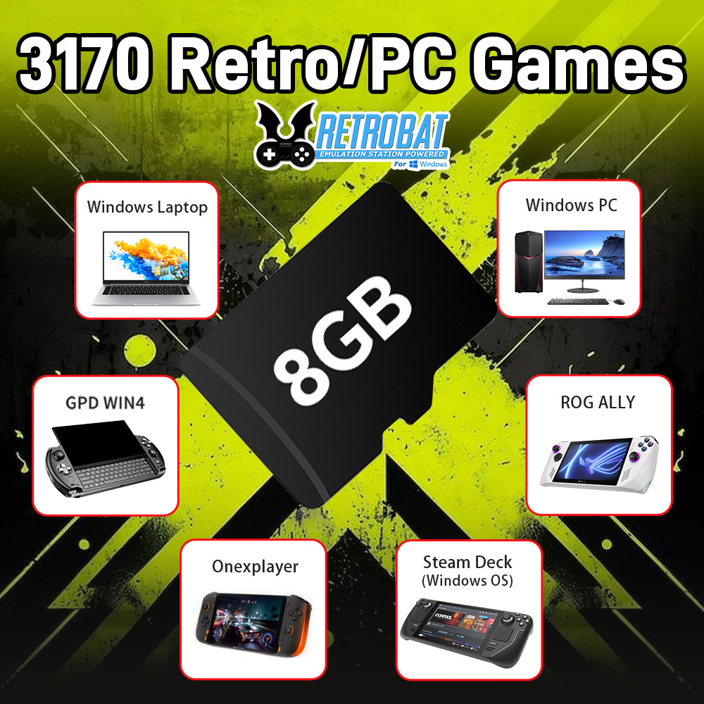 Игровая TF-карта 8 ГБ с 3170 R – обзор и цена Retro Gaming On